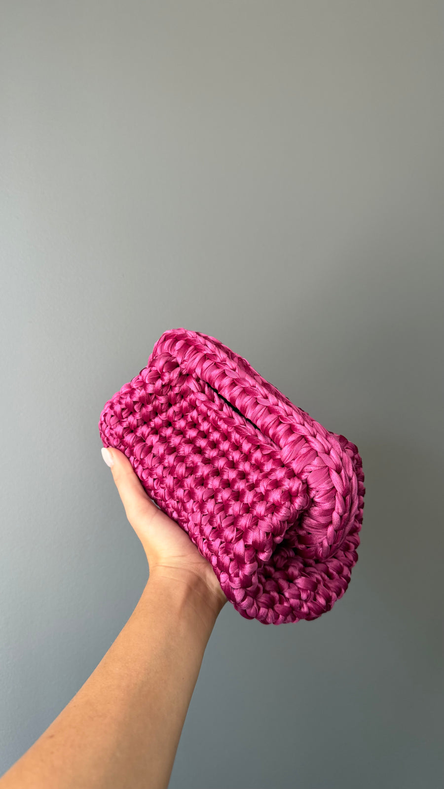 Pasticcino small velluto MAGENTA