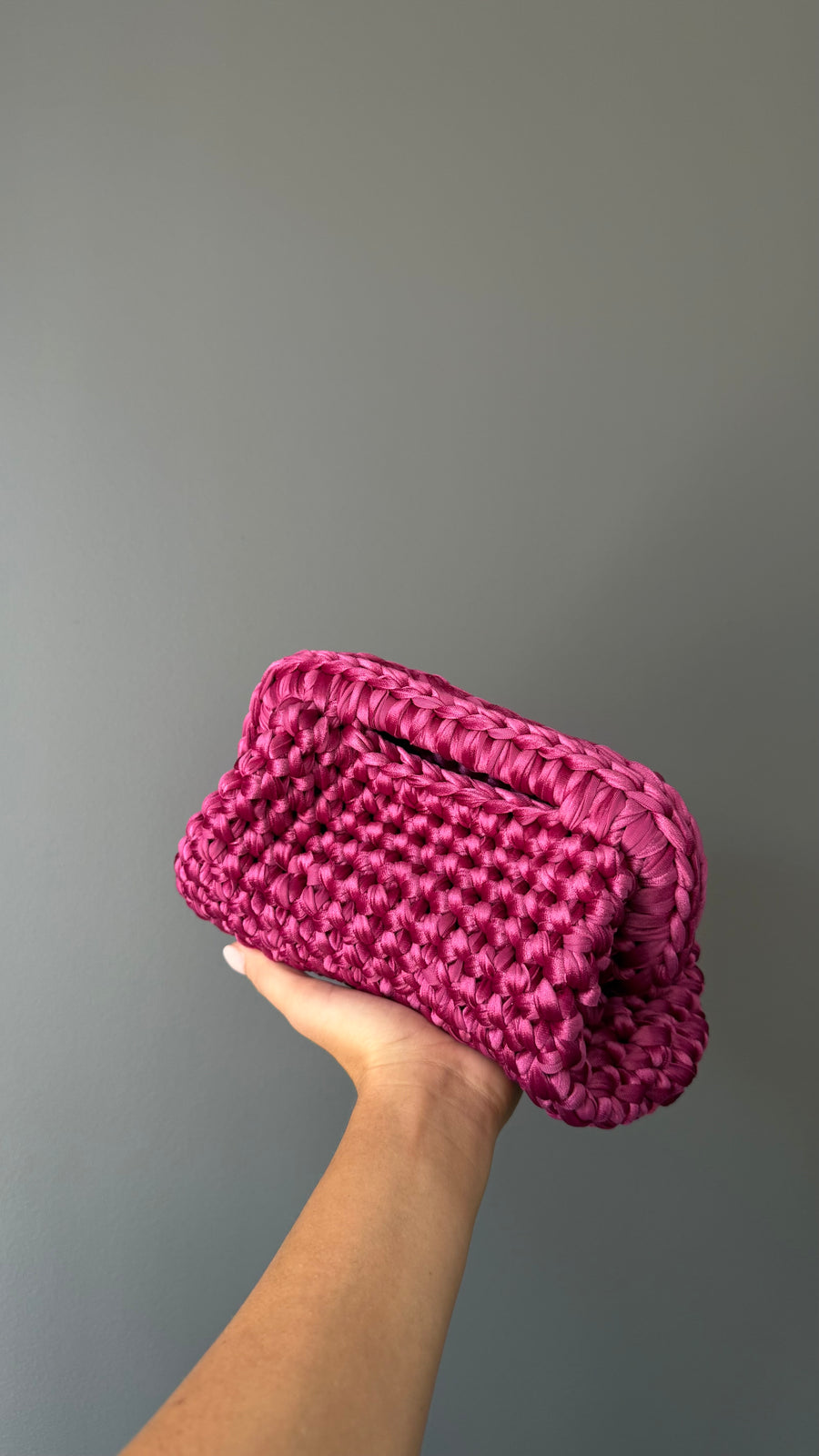 Pasticcino small velluto MAGENTA
