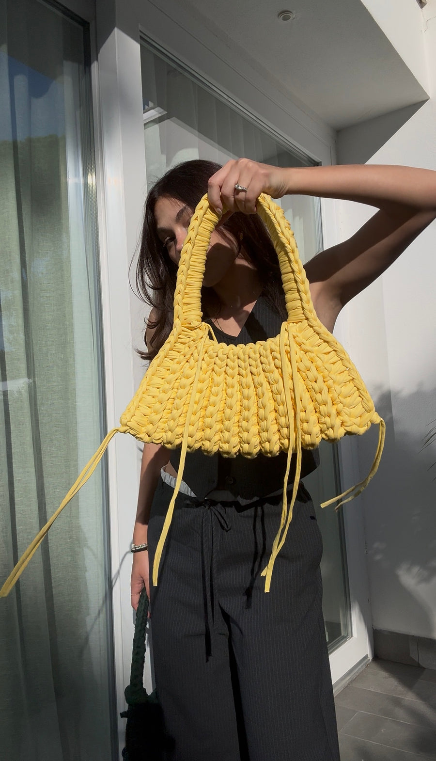 Borsa mari small GIALLA