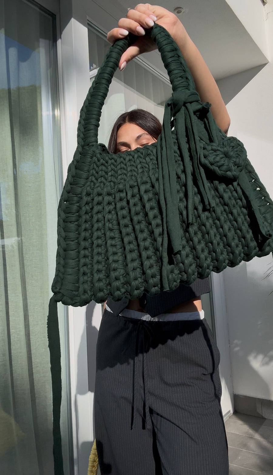 Borsa mari large VERDE