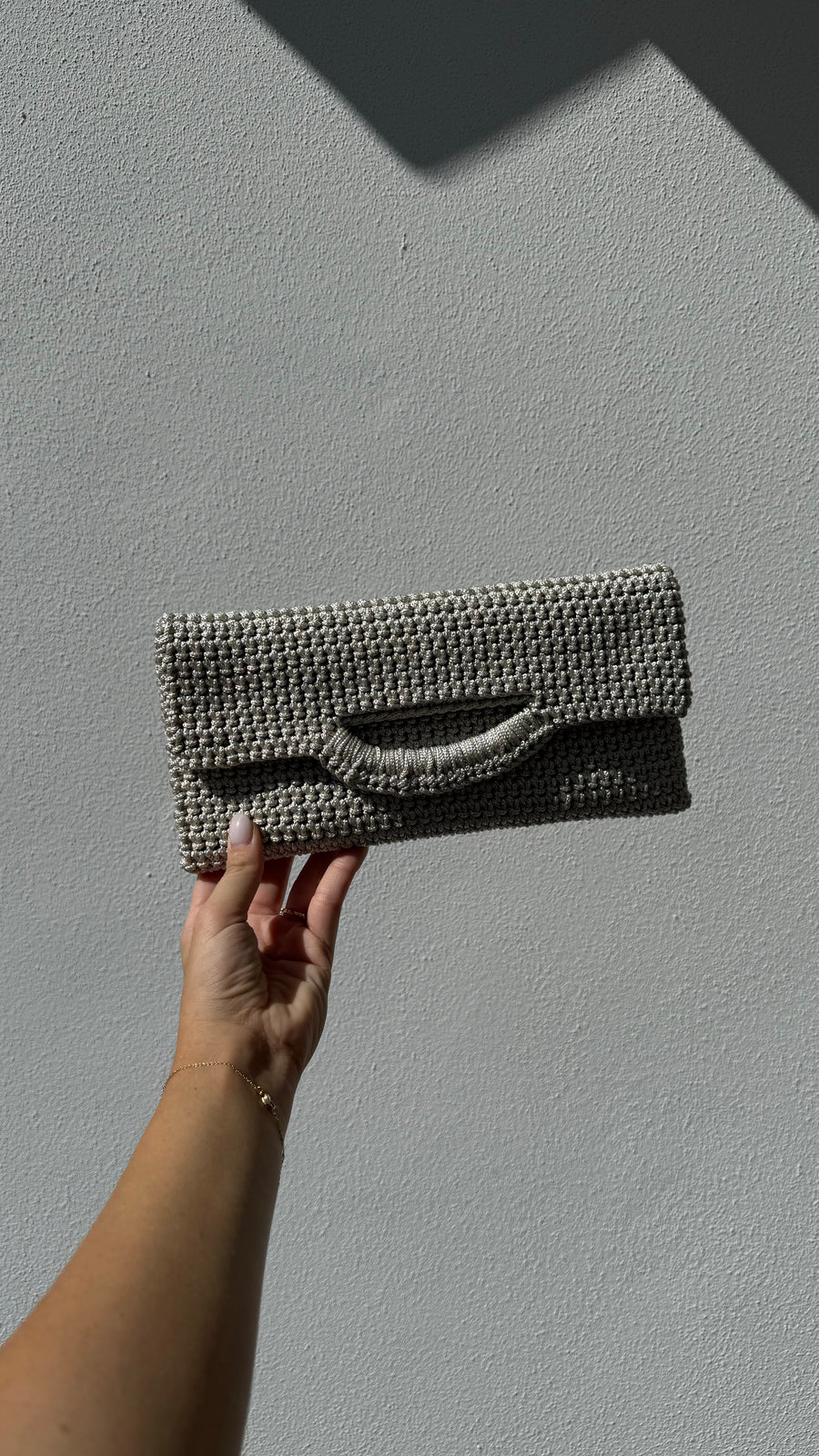 Pochette CORDINO argento